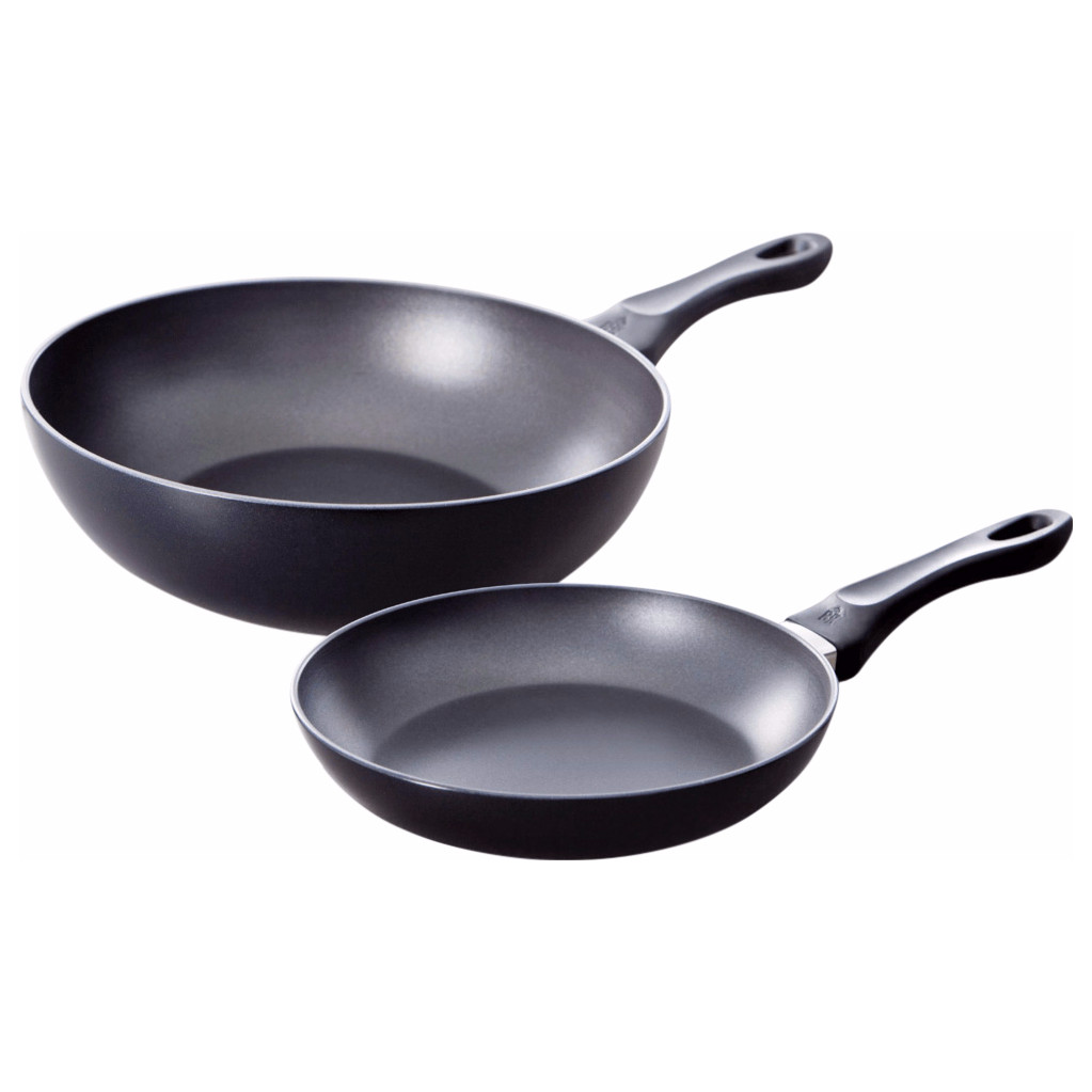 BK Easy Basic Koekenpan en Wok 24 + 28 cm