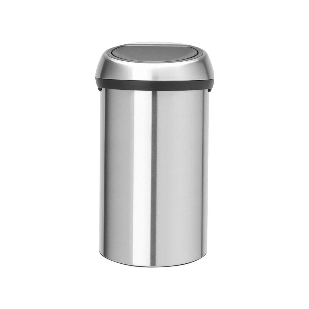 Brabantia Touch Bin 60 Liter Matt Steel Fingerprint Proof brabantia kopen in de aanbieding Brabantia Touch Bin 60 Liter Matt Steel Fingerprint Proof brabantia kopen in de aanbieding
