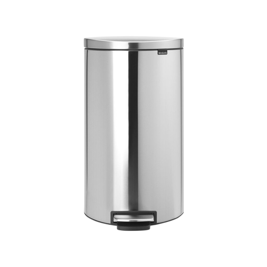 Brabantia Pedaalemmer FlatBack 30 Liter RVS Mat Fingerprint Proof