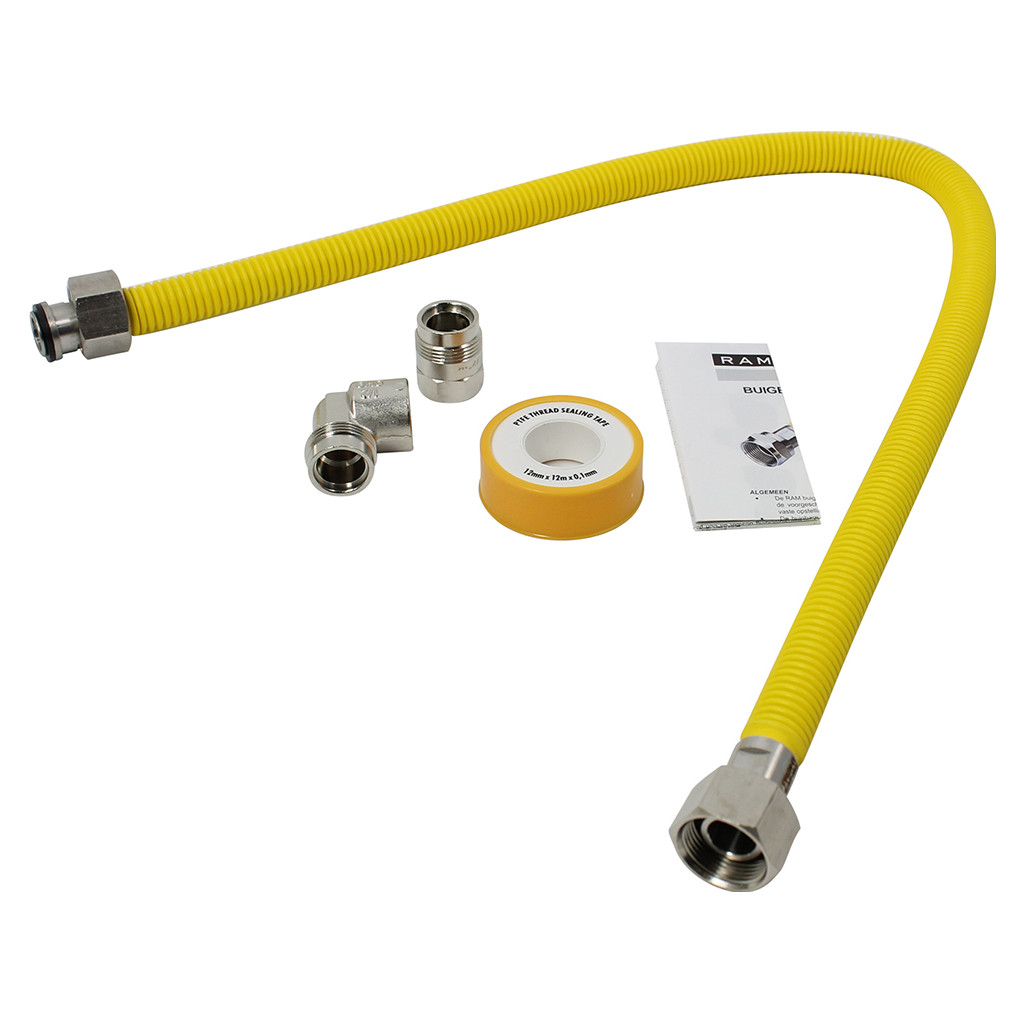 Scanpart 1104034080 gasslang aansluitset 1/2" 80cm RVS Ecoflex(NL ) online kopen