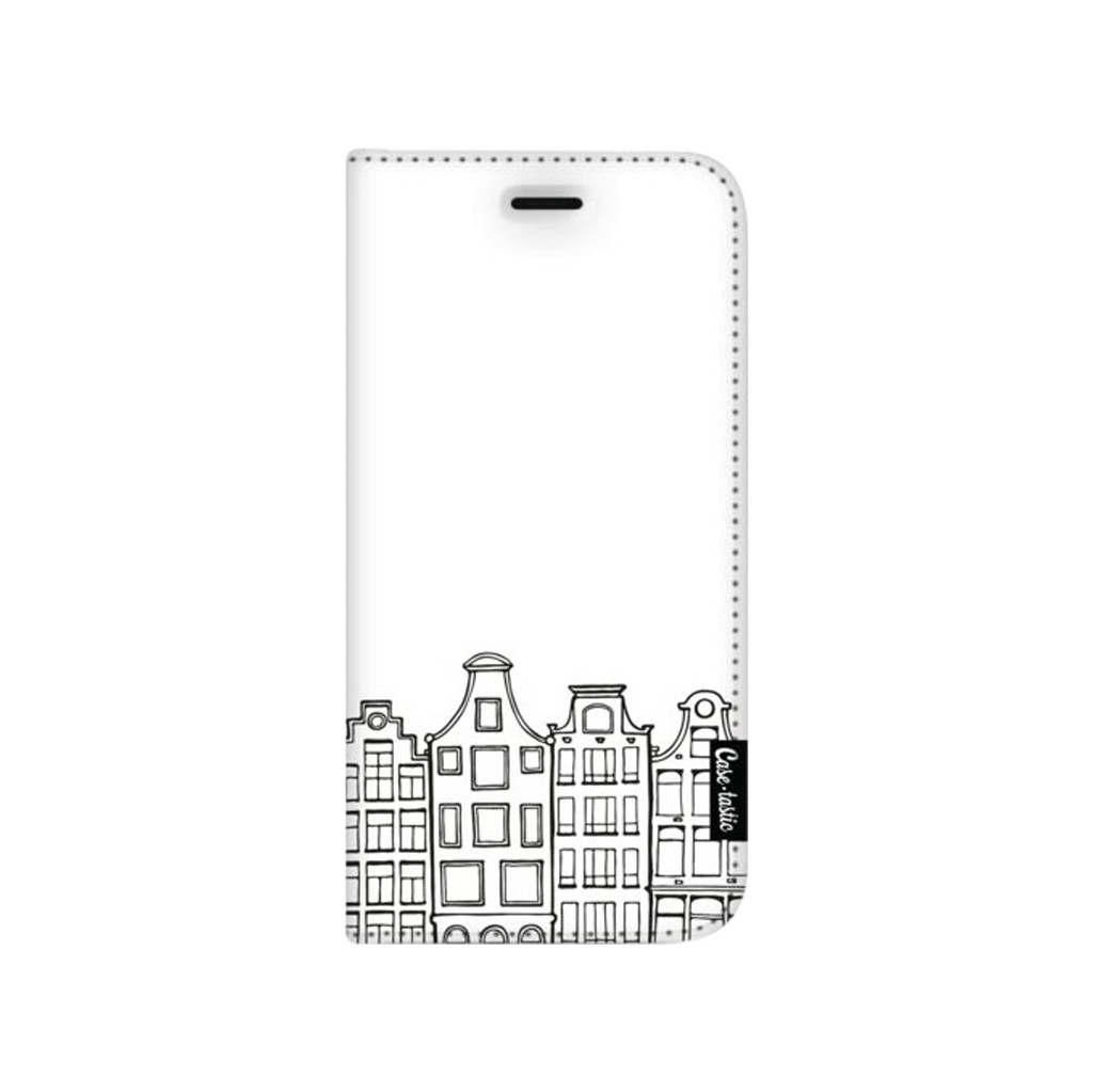 Casetastic Wallet Apple Iphone 8 Plus Book Case Amsterdam Canal Houses Wit casetastic kopen in de aanbieding