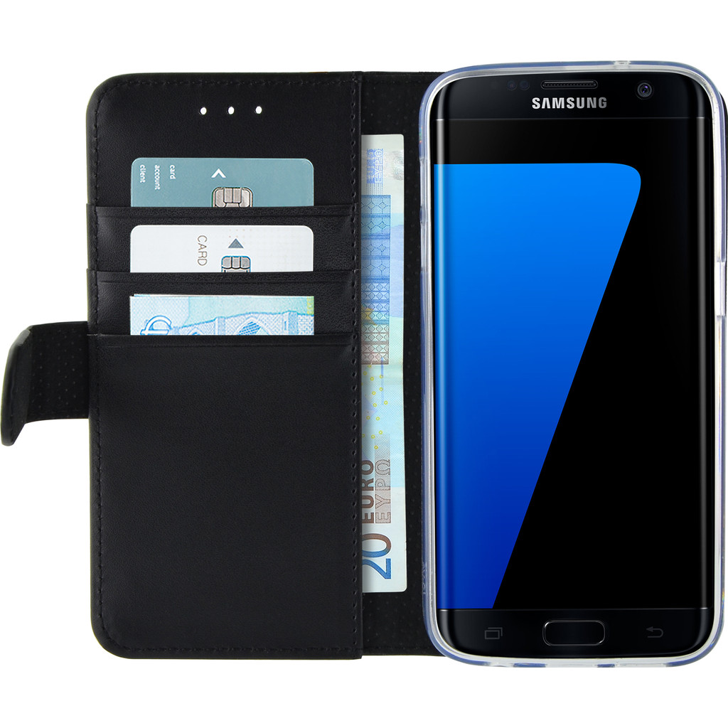 Azuri Wallet Magneet Samsung Galaxy S7 Book Case Zwart azuri kopen in de aanbieding