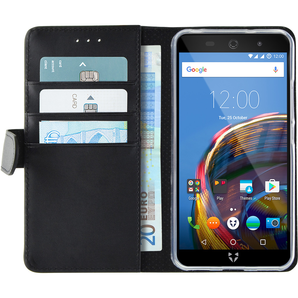 Azuri Wallet Magneet Wileyfox Swift 2 Book Case Zwart azuri kopen in de aanbieding Azuri Wallet Magneet Wileyfox Swift 2 Book Case Zwart azuri kopen in de aanbieding