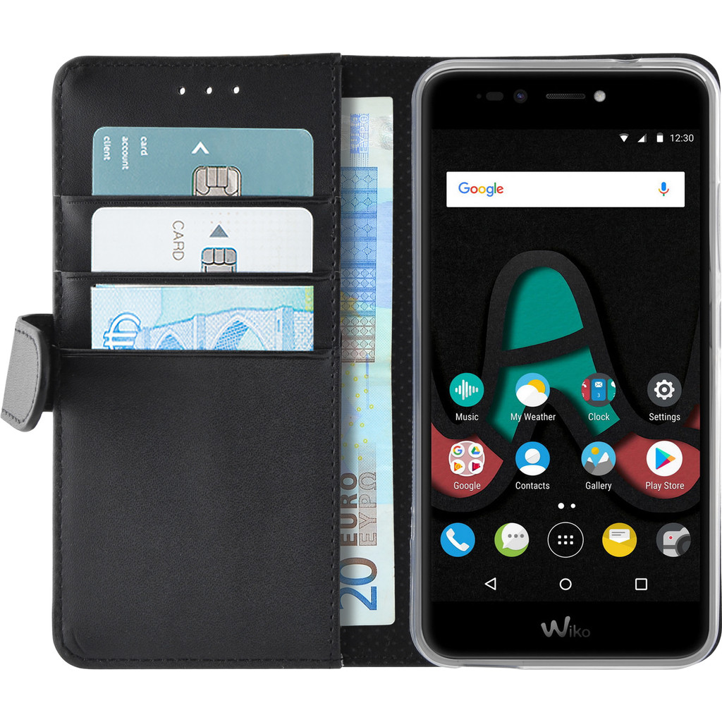 Azuri Wallet Magneet Wiko Je Pulse Lite Book Case Zwart azuri kopen in de aanbieding