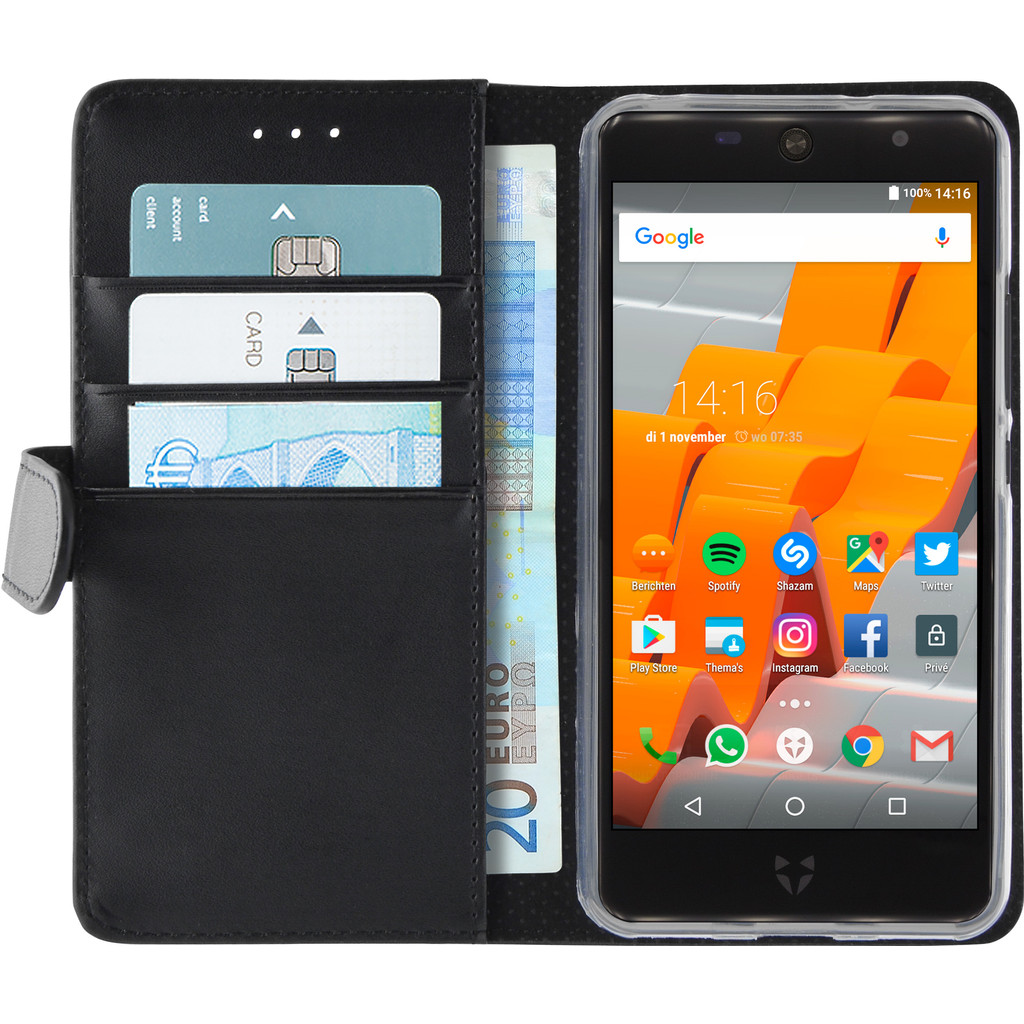 Azuri Wallet Magneet Wileyfox Swift 2 Plus Book Case Zwart azuri kopen in de aanbieding Azuri Wallet Magneet Wileyfox Swift 2 Plus Book Case Zwart azuri kopen in de aanbieding