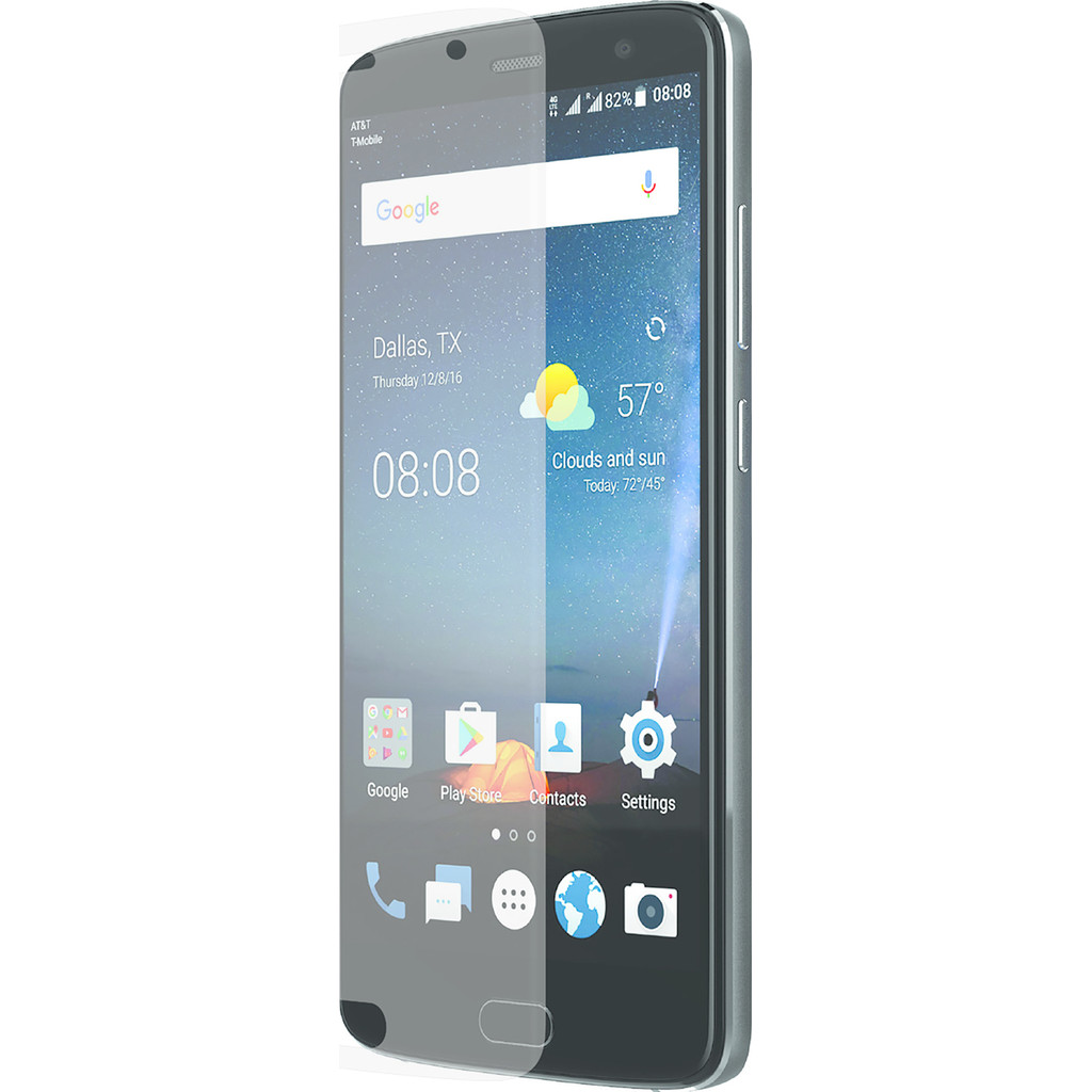 Azuri Curved Gehard Glas Zte V8 Screenprotector azuri kopen in de aanbieding