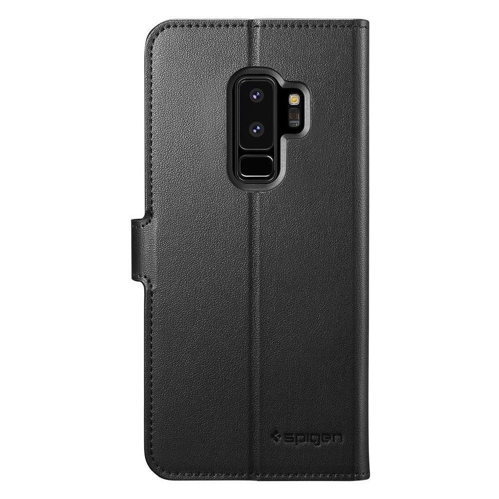 Spigen Wallet S Samsung Galaxy S9 Plus Book Case Zwart spigen kopen in de aanbieding