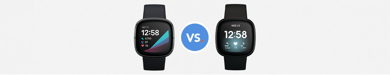 Fitbit versa 3 and sense online comparison