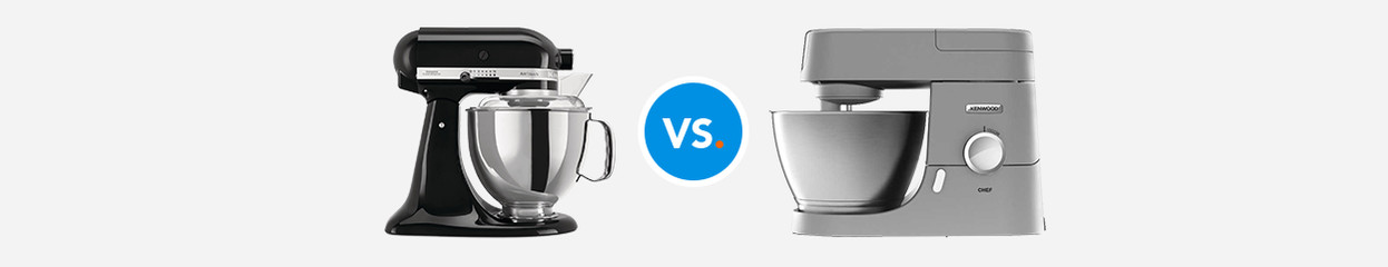 Tot ziens Interpunctie Overleven KitchenAid vs Kenwood stand mixers - Coolblue - anything for a smile