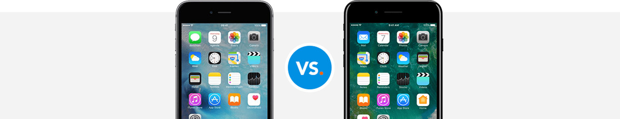 Vergelijk Apple iPhone 6s met Apple iPhone 7 Coolblue - alles voor een glimlach