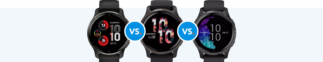 Garmin venu 2 vs 2s vs 2 plus  what exactly is the difference in under 2  minutes 