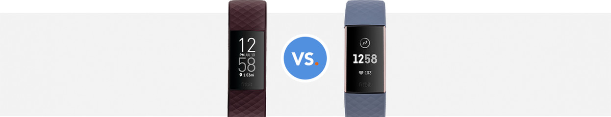 Fitbit charge 3 vs best sale charge 4 size comparison