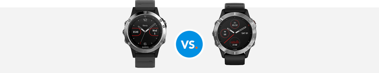 Compare the Garmin Fenix 6 to Garmin Fenix 5 - anything for smile