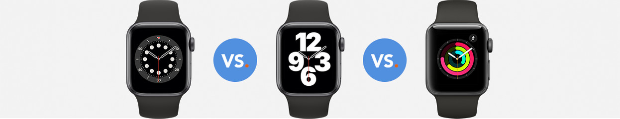 Grafiek sarcoom vertaling Vergelijk Apple Watch Series 6, Apple Watch SE en Apple Watch Series 3 -  Coolblue - alles voor een glimlach