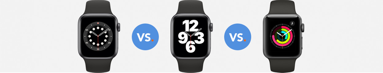 Apple watch series 5 and series 3 discount comparison