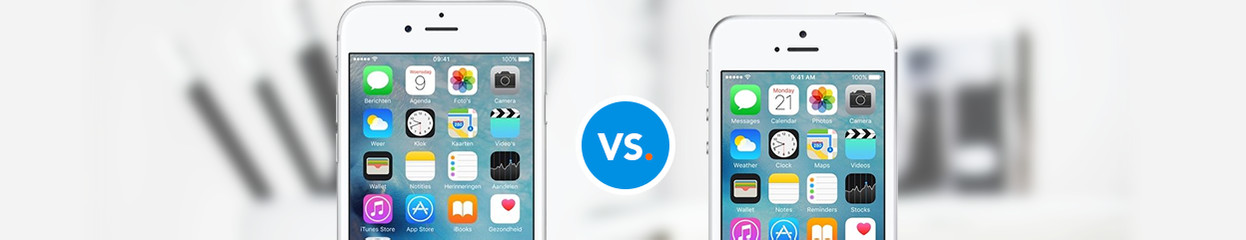 Vergelijk Apple Iphone 6s Met Iphone Se 16 Coolblue Alles Voor Een Glimlach