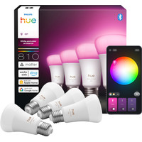 Philips Hue A60 White and Color E27 810lm 4-pack