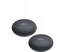 Google Home Mini Gray Duo Pack