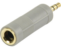 Bandridge Hoofdtelefoonadapter 6,3 mm naar 3,5 mm - - Voor 23