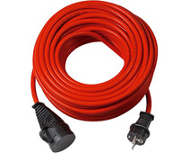 Brennenstuhl BREMAXX® Outdoor-Verlängerungskabel (25m Kabel in orange, für den kurzfristigen