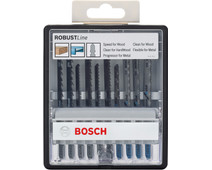 Bosch Robust Line 10-piece Jigsaw Blade Set (Universal)