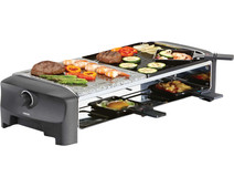 Princess Appareil à raclette 162635 pour 8 personnes avec pierre et grill Deluxe au Meilleur