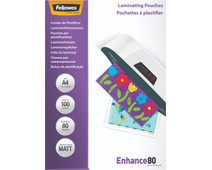 Fellowes Lamineerhoezen Enhance Mat 80 mic A4 (100 Stuks)