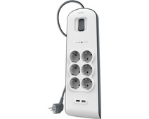 Belkin Surge Protector 6 outlet 2 meter 2x usb