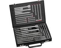 Kreator 17-piece SDS-Plus drill and chisel set