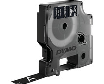 Dymo LW Duurzame D1 Label Wit-Zwart (12 mm x 3 m)