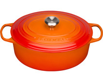 Le Creuset Ovale Braadpan 27 cm Oranje-rood