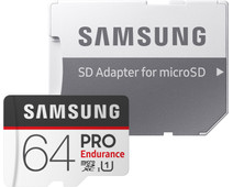 Samsung microSDXC PRO Endurance 64GB 100 MB/s + SD Adapter