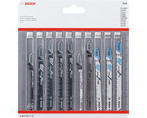 Bosch Professional 10-delige Decoupeerzaagbladenset (universeel)