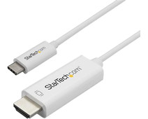 StarTech USB-C naar 4K 60Hz HDMI Converter 1 meter Wit