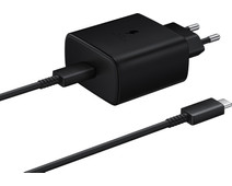 Samsung Super Fast Charging Charger 45W + USB-C to USB-C Cable 1m Black