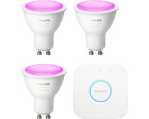 Philips Hue Colour Starter Pack GU10 - Coolblue - Voor morgen in huis