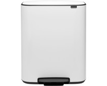 Brabantia Bo Pedal Bin 2x 30L White