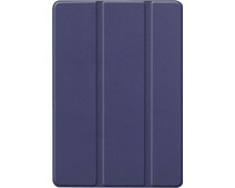 Just in Case Smart Tri-Fold Apple iPad (2021/2020) Book Case Blauw