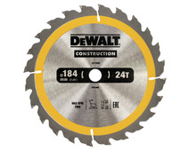 DeWalt Zaagblad voor Hout 184x16x1,8mm 24T