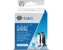 G&G CLI-551XL Cartridge Cyaan
