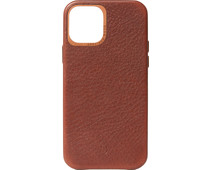 Decoded Apple iPhone 12 / 12 Pro Back Cover Leer Bruin