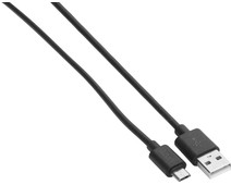 Azuri Usb A naar Micro Usb Kabel 1m Kunststof Zwart