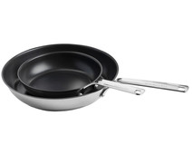 KitchenAid Stainless Steel Frying Pan Set 20 + 28cm