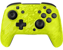 DPF Faceoff Wireless Nintendo Switch Deluxe Controller Neon Yellow Camo