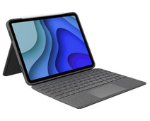 platform Glad markt Logitech Folio Touch Apple iPad Pro 11 inch (2022/2021/2020) Toetsenbord  Hoes QWERTY Grijs - Coolblue - Voor 23.59u, morgen in huis