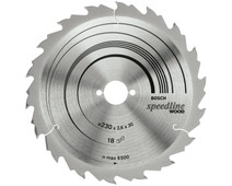 Bosch Speedline Saw Blade for Wood 160x20x2.4mm 12T