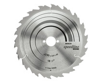 Bosch Speedline Saw Blade for Wood 190x30x2.6mm 12T