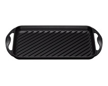 Le Creuset Rechthoekige Grillplaat 32,5 x 22 Zwart