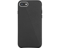 Decoded Dual Apple iPhone SE 2022 / SE 2020 / 8 / 7 Back Cover Leather Black