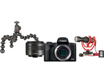 Canon EOS M50 Mark II Zwart Vlogger Kit